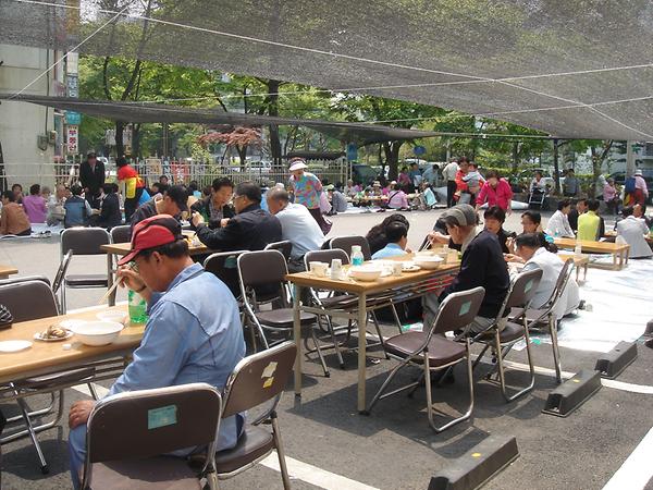 2009년 만수4동 경로잔치 사진