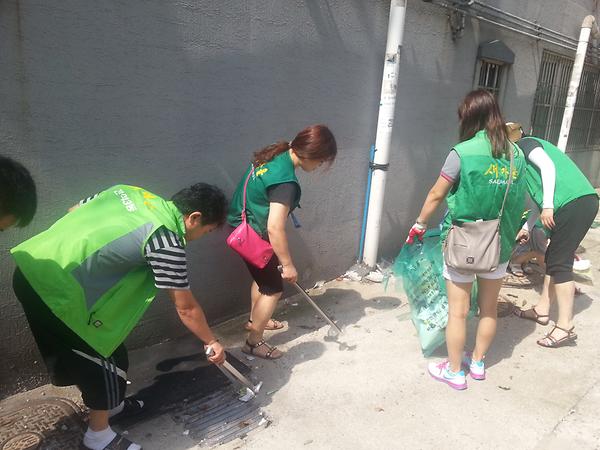 ○ 간석3동 깨끗한 우리마을 만들기 환경정비 사진