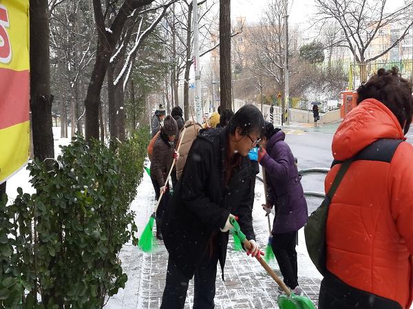 만수4동 동절기 마을제설반 운영(2차) 사진