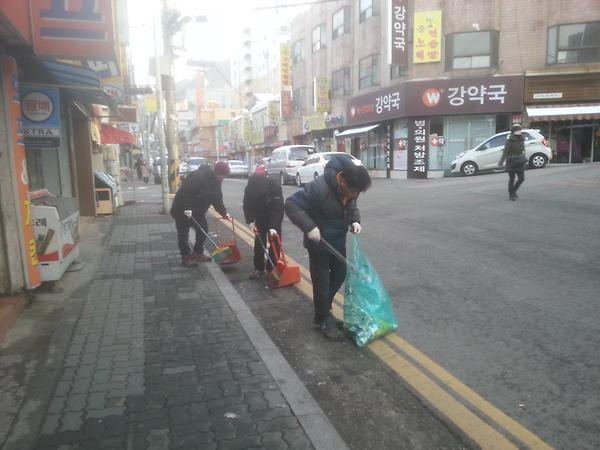 간석3동 깨끗한 우리마을 만들기 환경정비(2014.2.9.) 사진