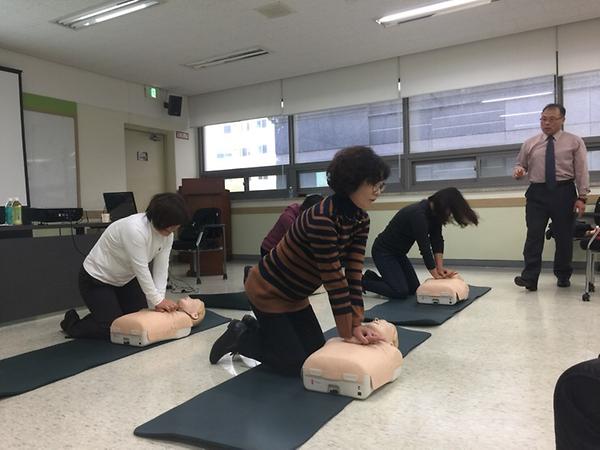 구월2동'' 찾아가는 심폐소생술 교육 실시 사진