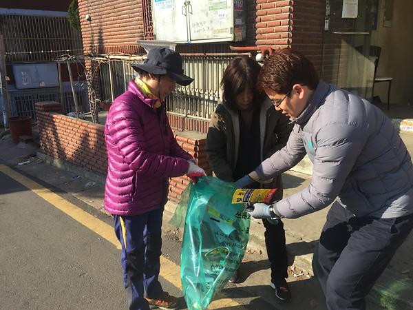 청결관리관 무단투기 활동(구월2동) 사진