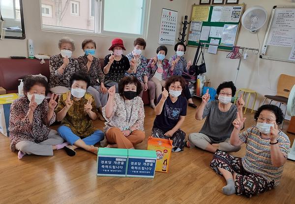 구월2동, 경로당 운영 재개 첫날 현장 방문 사진