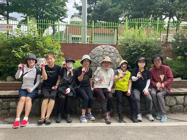만수4동 통장협의회 공동체모임 환경정비 활동 사진