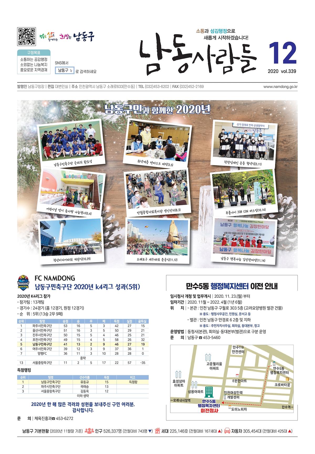 반상회보 2020년 12월호 이미지