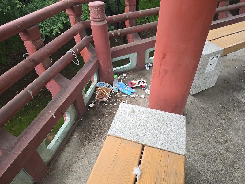 담배꽁초와 음식물 쓰레기