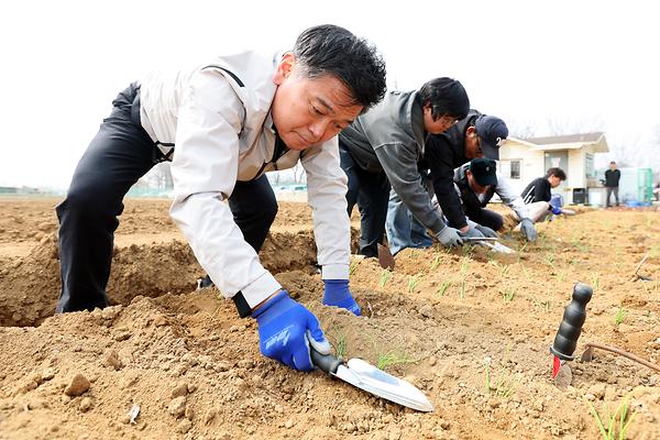 남동구 공공주말농장 개장식 사진