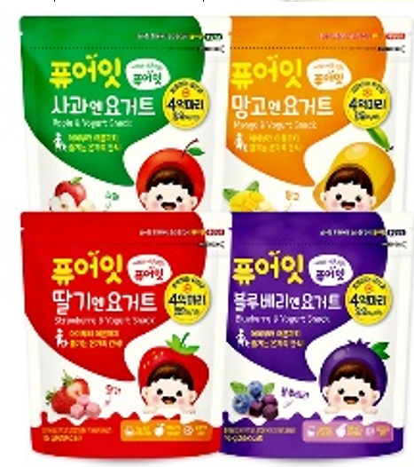 퓨어잇 동결건조 과일 & 요거트 큐브 제품의 대표사진