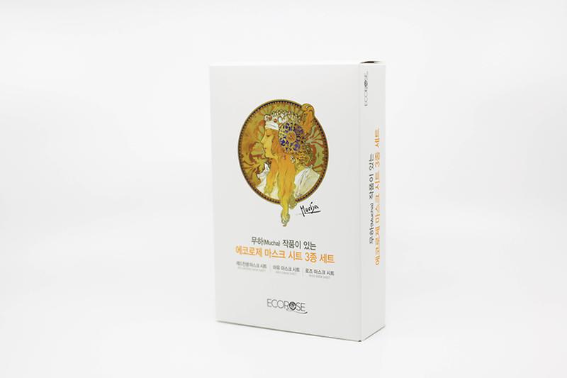 무하(Mucha) 작품이 있는 마스크시트 3종세트 제품의 4번째 사진 썸네일