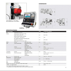 G-Master 400CNC성형연삭기 제품의 2번째 사진 썸네일