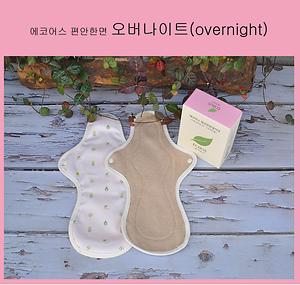에코어스 편안한 면생리대 오버나이트 제품의 1번째 사진 썸네일