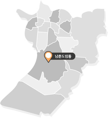 남촌도림 지도 이미지