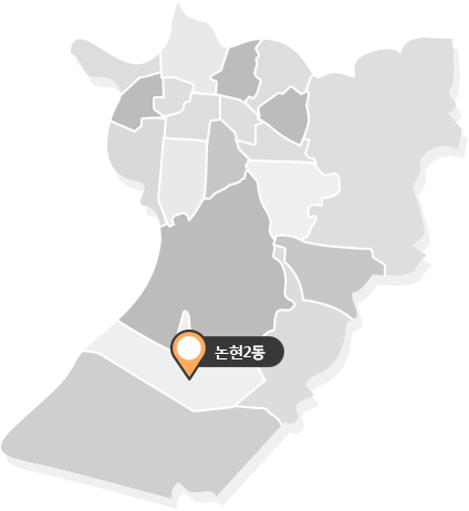 논현2동 지도 이미지