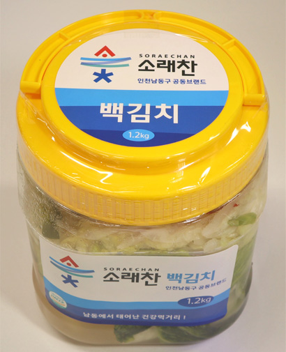 소래찬 백김치 1.2kg 사진